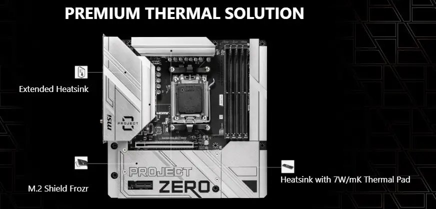 MSI B650M PROJECT ZERO (Wi-Fi 6E)